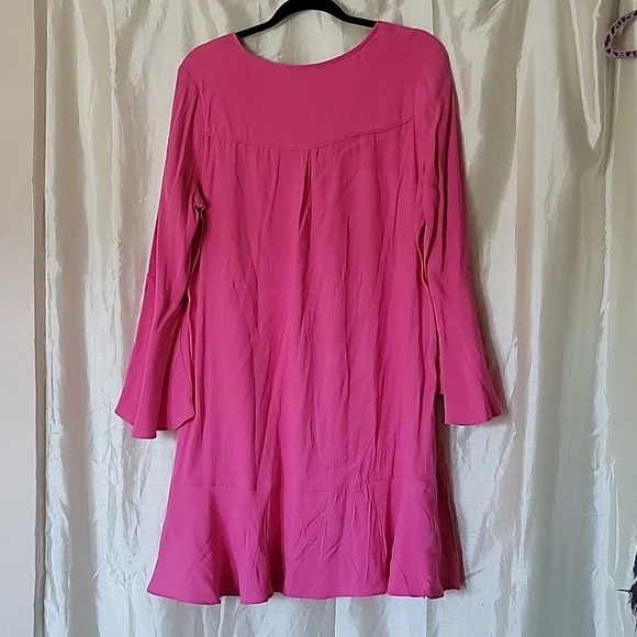 Anthropologie HD In Paris Pink Dress 10 - Picture 6 of 13